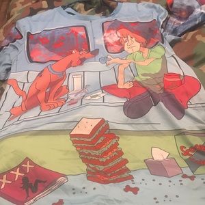 SCOOBY AND SHAGGY SILKY TEE